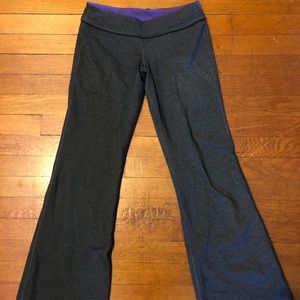 Lululemon, wide leg, yoga pants.